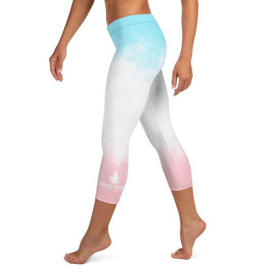 Meek Tribe "Cotton Candy" Capri Leggings