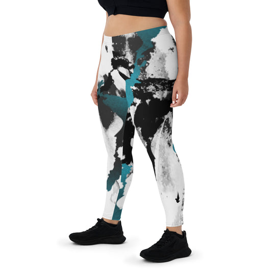 Meek Tribe "Marble Mirage" Sports Leggings