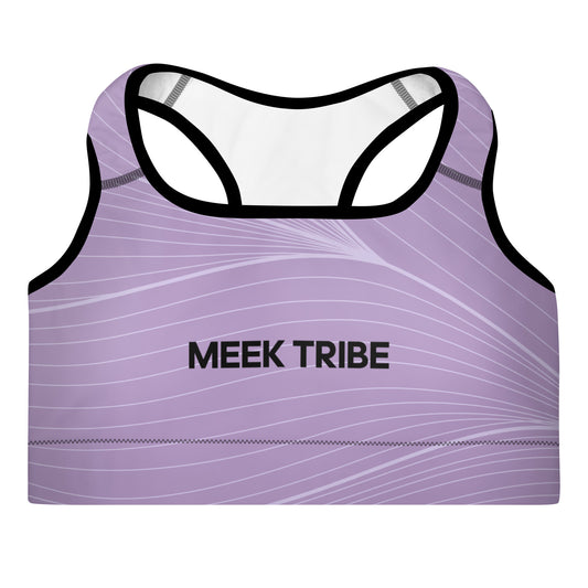 Meek Tribe "Lavender Dreams" Padded Sports Bra