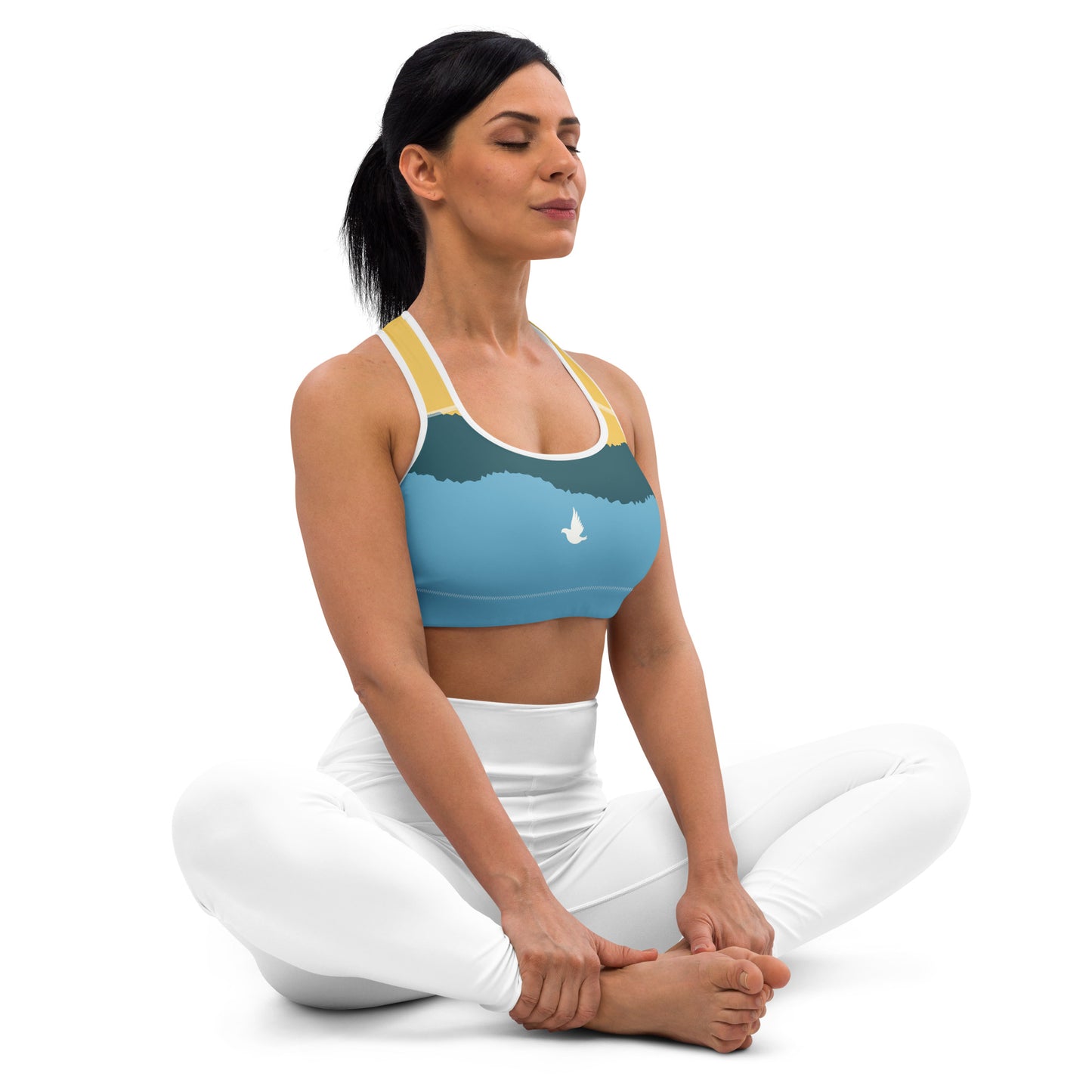 Meek Tribe "Golden Oasis" Padded Sports Bra